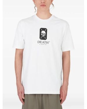 Death Cigarettes Camiseta Con Estampado Gráfico - Blanco