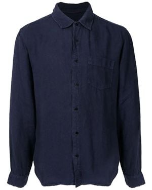 Osklen Long-Sleeve Linen Shirt - Blue