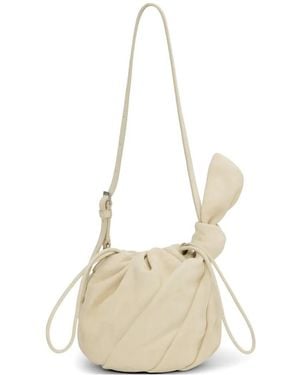 ROTATE BIRGER CHRISTENSEN Bon Bon Suede Bucket Bag - Natural
