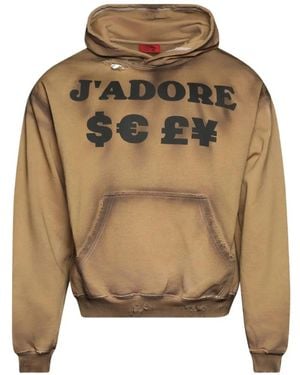 La Maskarade J'Adore Pouch-Pocket Hoodie - Natural
