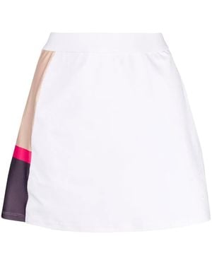 P.E Nation Colour-Block Tennis Skort - White