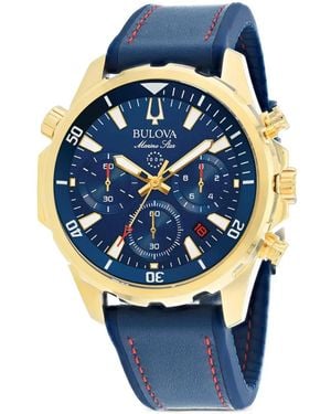 Bulova Reloj Marine Star De Mm - Azul