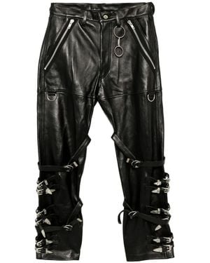 Doublet バックル パンツ - グレー