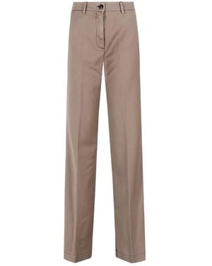 Myths Button-Fastening Pants - Natural