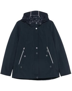 Betty Barclay Hooded Zip-Fastening Jacket - Blue