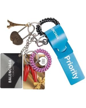 Balenciaga Keychain Accessory Set - Blue