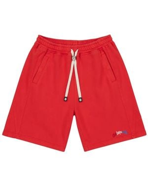 Godspeed Vital Drawstring Track Shorts - Red