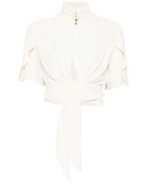 Elisabetta Franchi Blouse - White