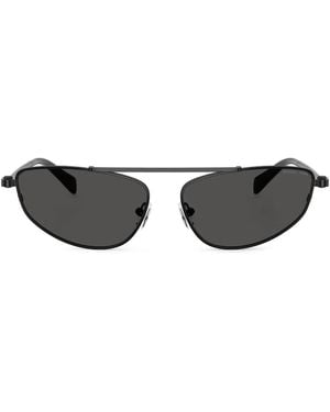 Michael Kors Buenos Aires Geometric-Frame Sunglasses - Black