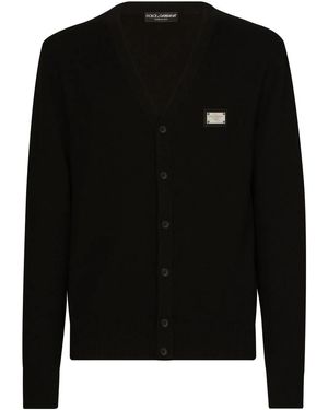 Dolce & Gabbana ロゴタグ カーディガン - ブラック