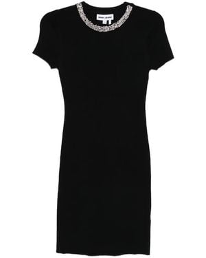 DKNY Short-Sleeve Mini Dress - Black