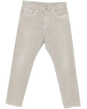 Eleventy Pantalon Ample À Coupe Sarouel - White