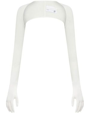 Dion Lee Bolero Handschuhe - Weiß