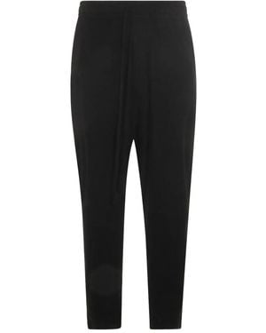 Thom Krom Wool Tapered Pants - Black