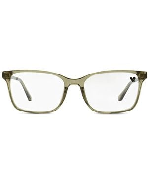 Shinola Gafas 37003 con montura rectangular - Verde
