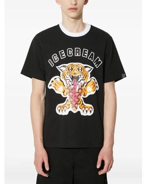 ICECREAM Tiger T-Shirt - Black