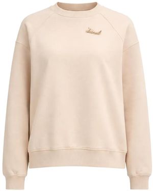 Twinset Sudadera Con Detalle Del Logo - Neutro