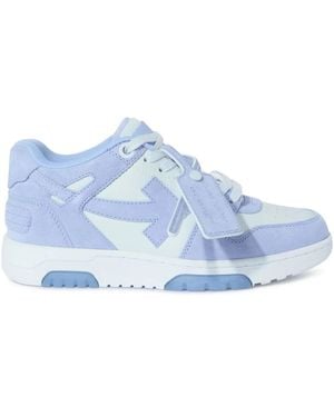 Off-White c/o Virgil Abloh Out Of Office Sneakers - Blauw