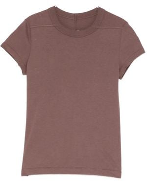 Rick Owens Cropped Level T-Shirt - Purple