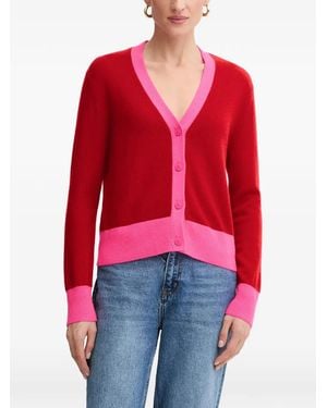 From Future Cardigan Mit V-Ausschnitt - Rot