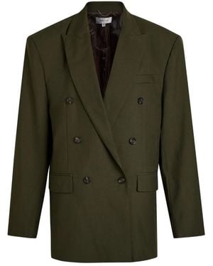 Ronny Kobo Double-Breasted Jacket - Green
