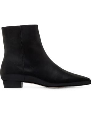 Bernardo Rema Pointed-Toe Ankle Boots - Black