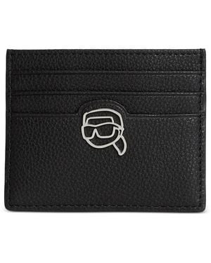 KARL LAGERFELD Drawing-Motif Cardholder - Black