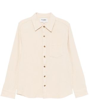 Corridor NYC Gefärbtes Waffelstrick-Hemd - Natur