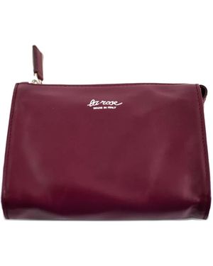 LA ROSE Estuche De Maquillaje De Piel - Morado