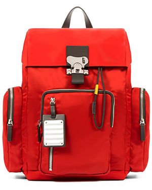 Fpm Milano Mochila S Butterfly con solapa - Rojo