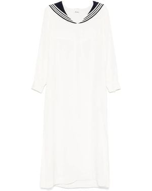 Bode Abito Midi Cricket - Bianco