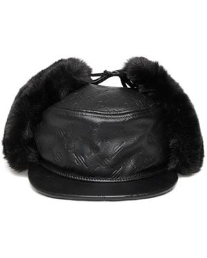 Daily Paper Monogram-Logo Chapka Hat - Black