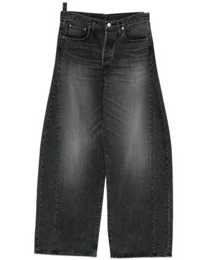 Ssstein Jean Deformation À Coupe Ample - Gris