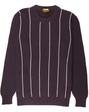 Svevo Striped Crewneck Knitwear - Purple