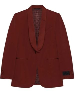 Givenchy ショールラペル ジャケット - レッド