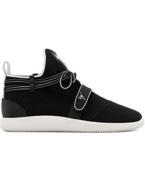 Giuseppe Zanotti Hayden Mid-Top Trainers - Black