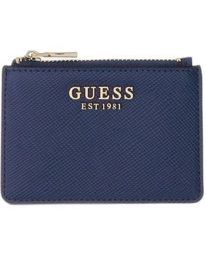 Guess Patsie Logo Wallet - Blue