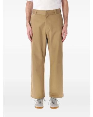 X-Large Logo Detail Pants - Natural
