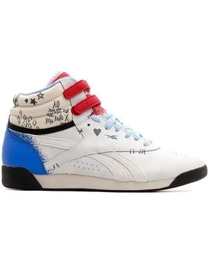 Reebok Sneakers Mit Riemen-Print - Weiß
