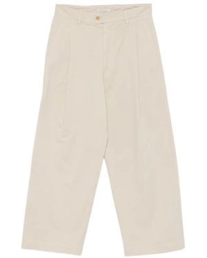 Carter Young Straight Leg Trousers - White