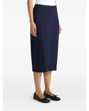 Liviana Conti Jolene Midi Skirt - Blue