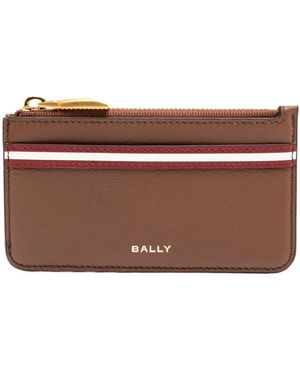 Bally Code Card Holder - Brown