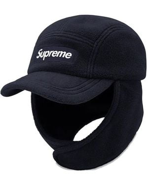 Supreme Earflap Camp Cap Hat - Blue