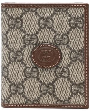 Gucci Gg パターン 財布 - グレー