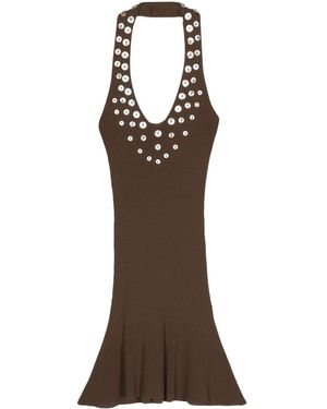 Paloma Wool Abito corto con bottoni - Marrone