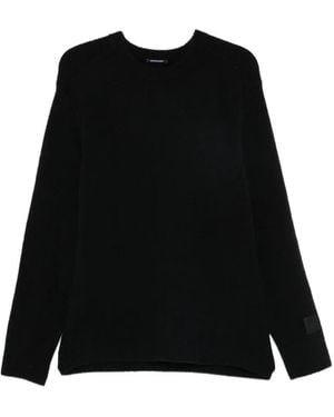C.P. Company Logo-Patch Wool Jumper - Black