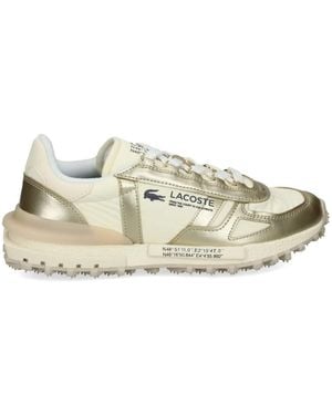 Lacoste Elite Active Metallic-Detail Trainers - Natural