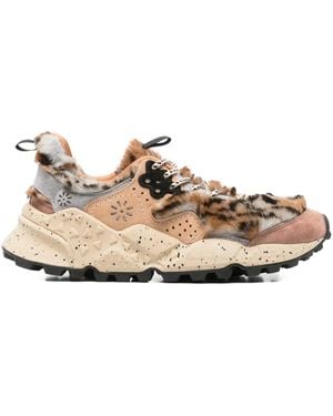 Flower Mountain Kotetsu Trainers - Natural