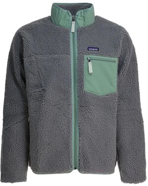 Patagonia Fleece Zip-Up Jacket - Gray