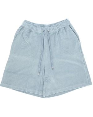 Majestic Filatures Drawstring Elasticated Shorts - Blue